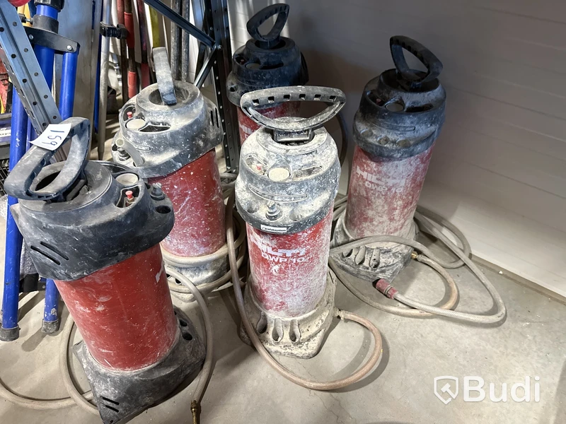 Hilti DWP10 och diverse modell tot 10 st sprutor spraypump varierande skick