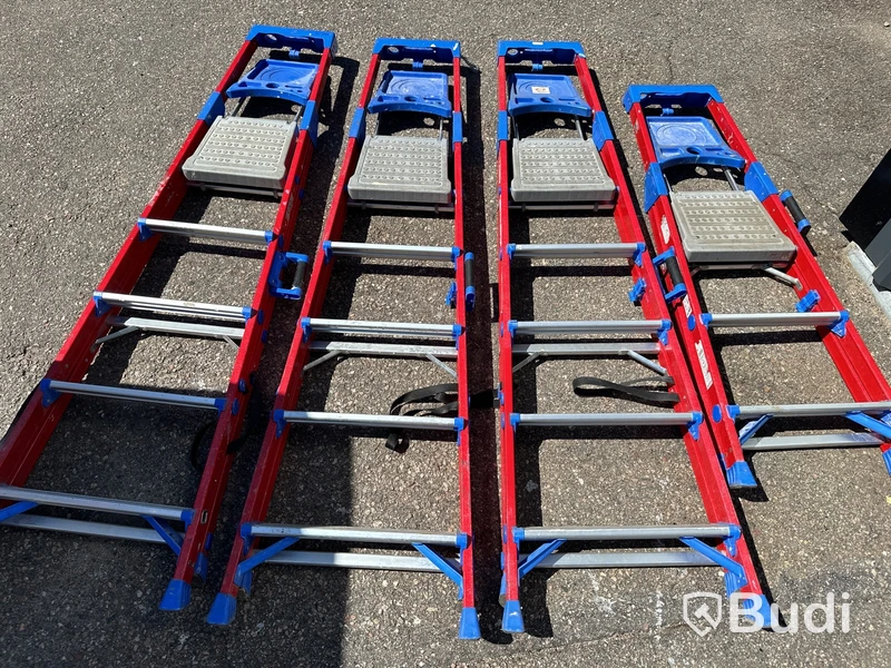 4 st Trappstegar, Malmbergs (glasfiber)