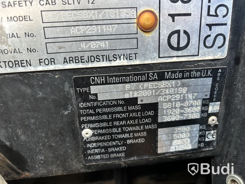 Traktor med lastare New Holland TS 135 A 4WD, -2008