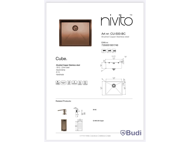 Diskho, Nivito Cube 500, CU-500-BC