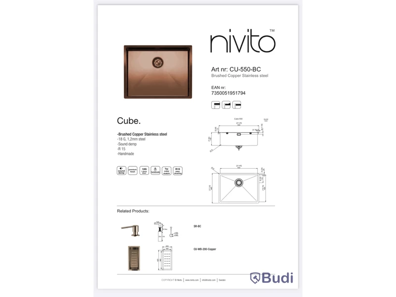 Diskho, Nivito Cube 550, CU-550-BC