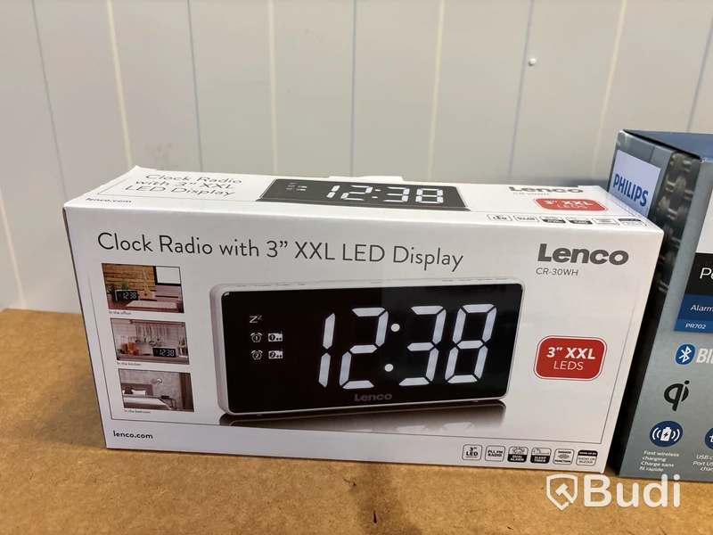 4 st klockradios