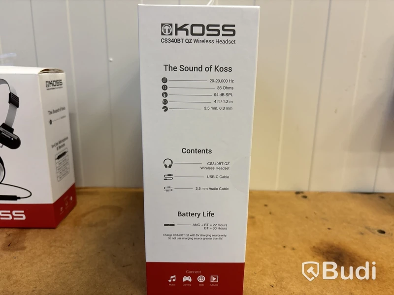 2 st hörlurar Koss