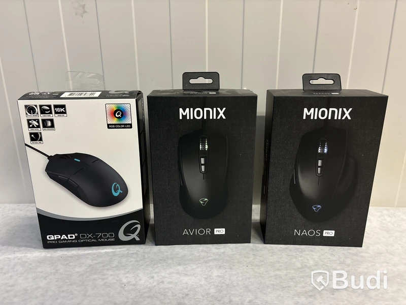 3 st gamingmöss