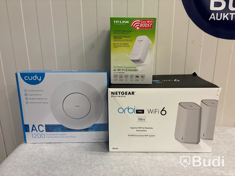 Nätverksutrustning Netgear, TP-Link & Cudy