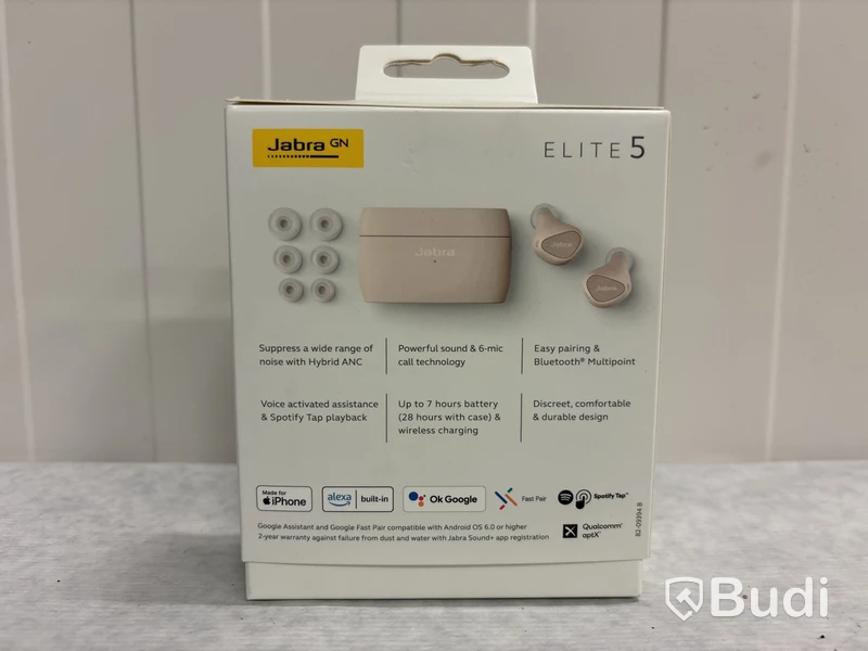Trådlösa hörlurar Jabra Elite 5