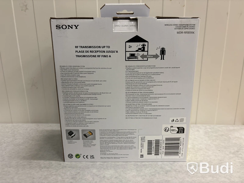 2 st trådlösa hörlurar Sony & Happy Plugs