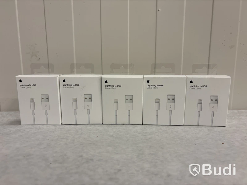 5 st Apple Lighting to USB-kabel