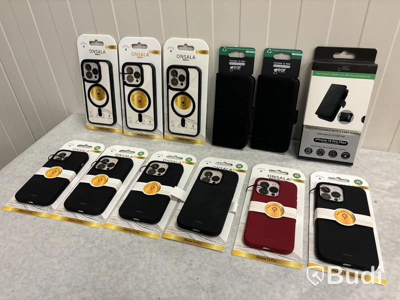 12 st mobilskal Apple iPhone 15 Pro & Pro Max