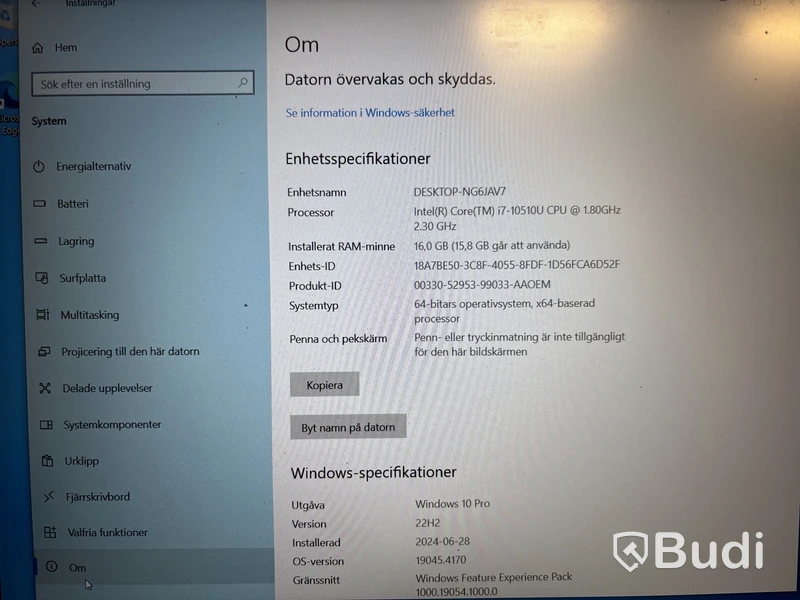 Bärbar dator Lenovo Thinkpad T15