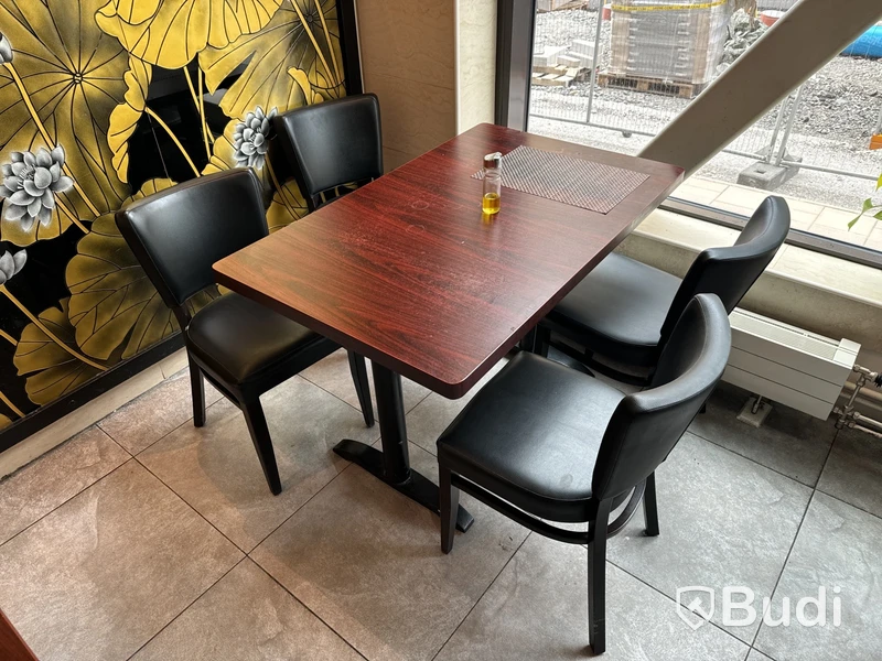 Parti med restaurangmöbler