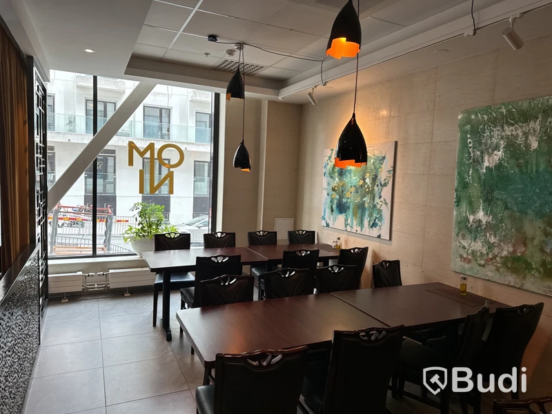 Parti med restaurangmöbler