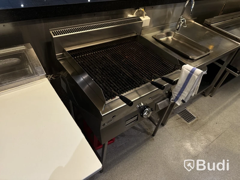 Grillbord i rostfritt OBS! Gasdriven.