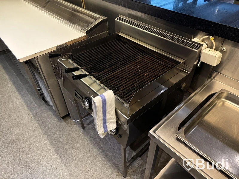 Grillbord i rostfritt OBS! Gasdriven.