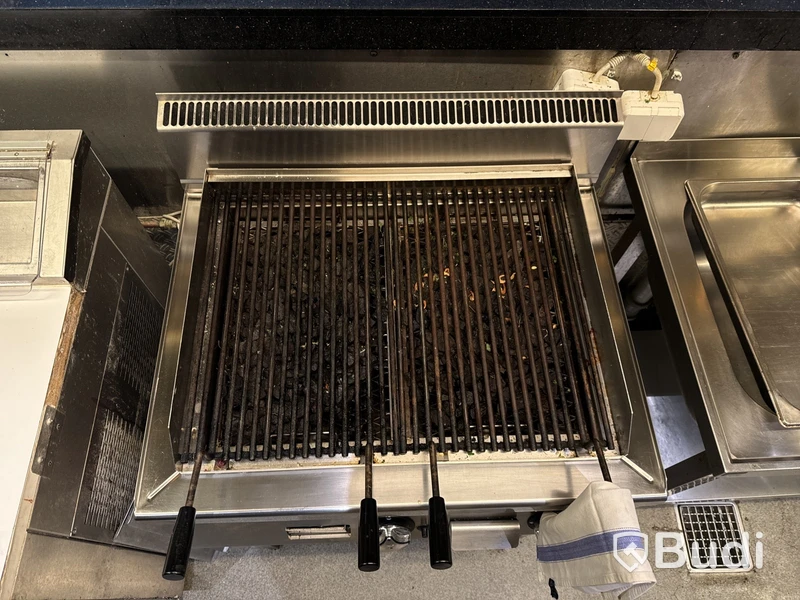 Grillbord i rostfritt OBS! Gasdriven.