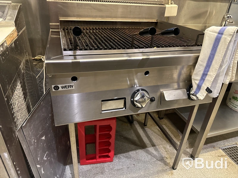 Grillbord i rostfritt OBS! Gasdriven.