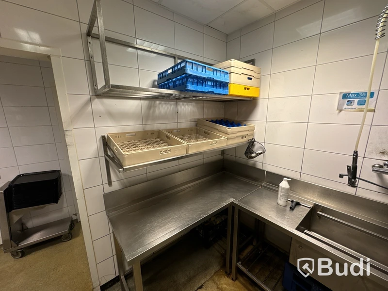 Wexiödisk huvdiskmaskin med in- och utmatning, brickor, avlastningsbänkar