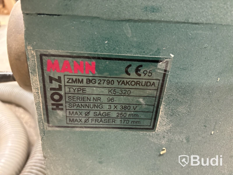 Holzmann K5-320 kombimaskin, fräs/hyvel m.m.