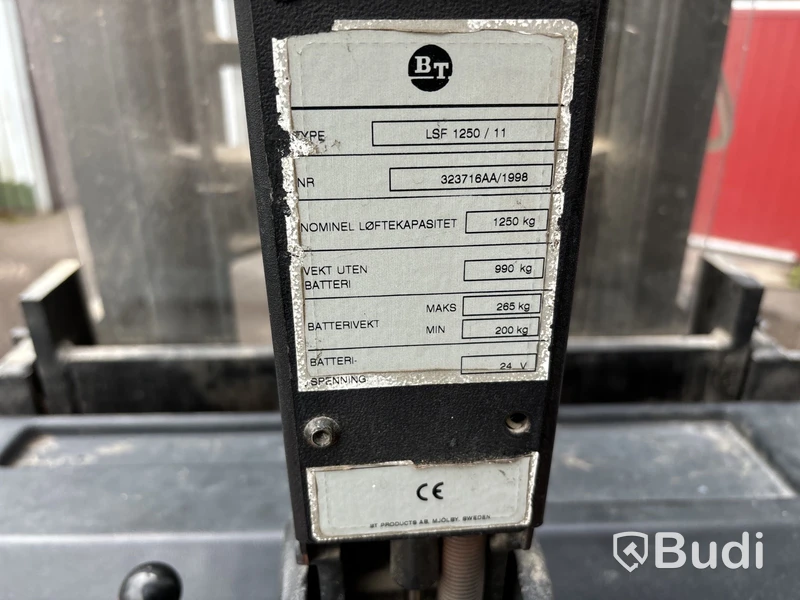 Åkstaplare BT LSF 1250 / 11