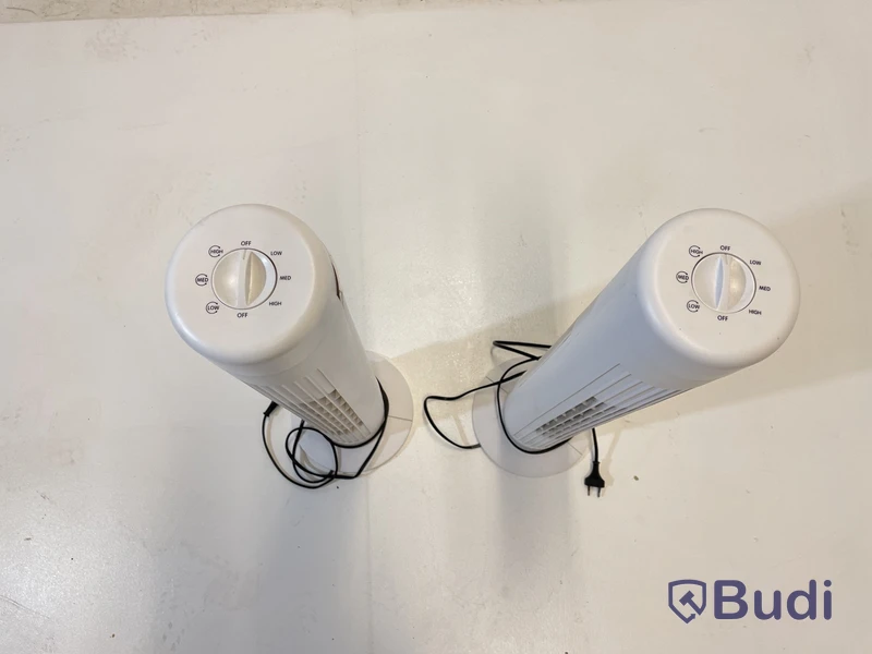 2 st. Golvfläktar Clas Ohlson