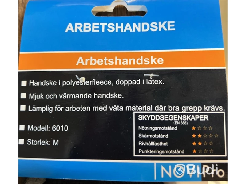 16 st. Arbetshandskar, Novipro 6010 stl. M