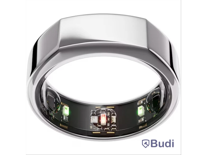 Smart ring, Oura Ring Gen3 Heritage, storlek 10 (silver).