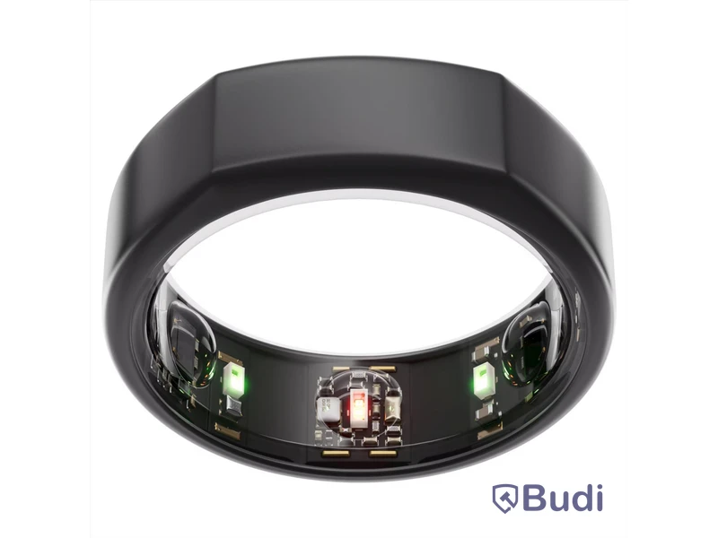 Smart ring Oura Ring Gen3 Heritage, storlek 7 (svart).