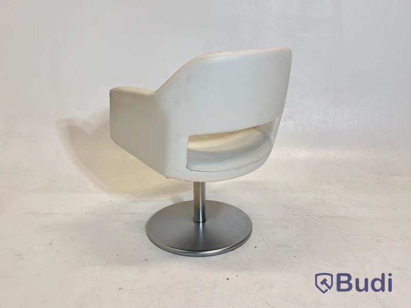 Konferensstol Jacobsson Design Largo, skinn, vit