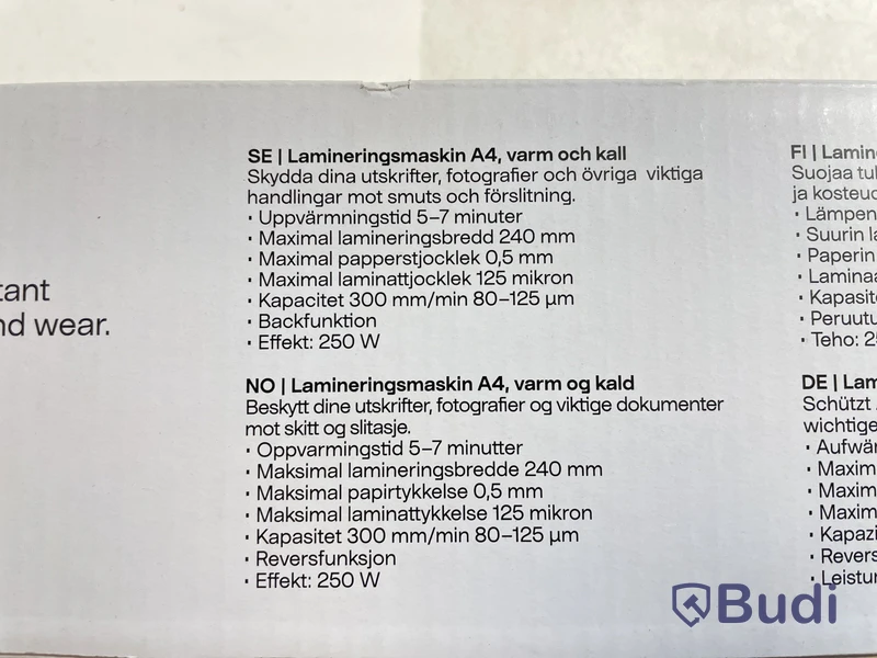 Lamineringsmaskin Clas Ohlson