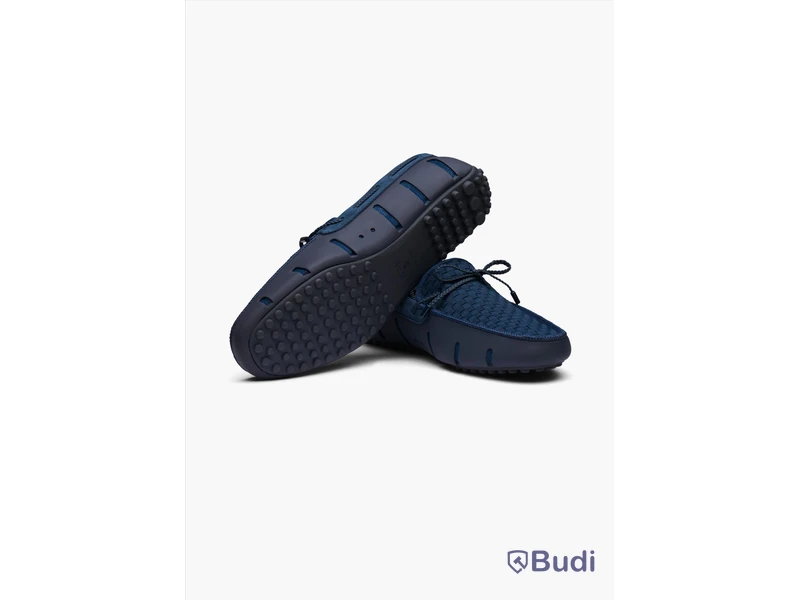 Loafers Swims, The woven driver, navy, stl. 42