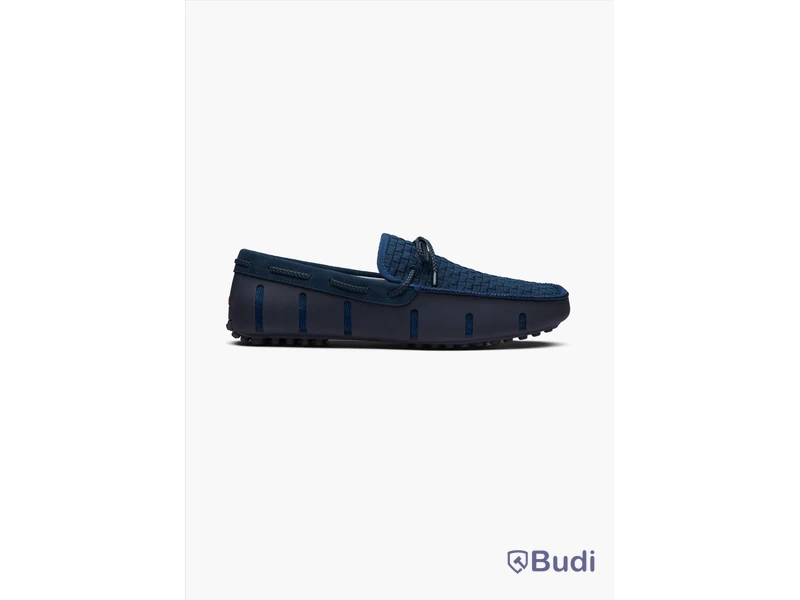 Loafers Swims, The woven driver, navy, stl. 43