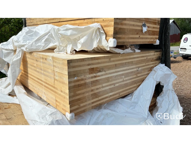 Korslimmade block 120x1590x1990 mm - 4 st