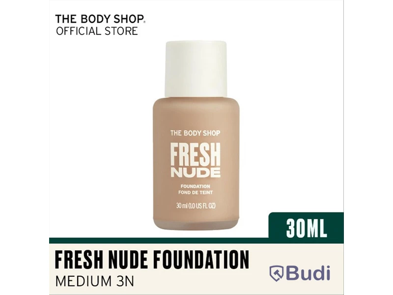 9 st. Fresh Nude Foundation Medium 3N, 30 ml, The Body Shop