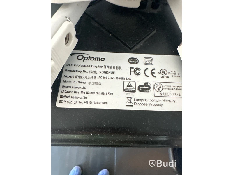 Projektor samt duk - Optoma
