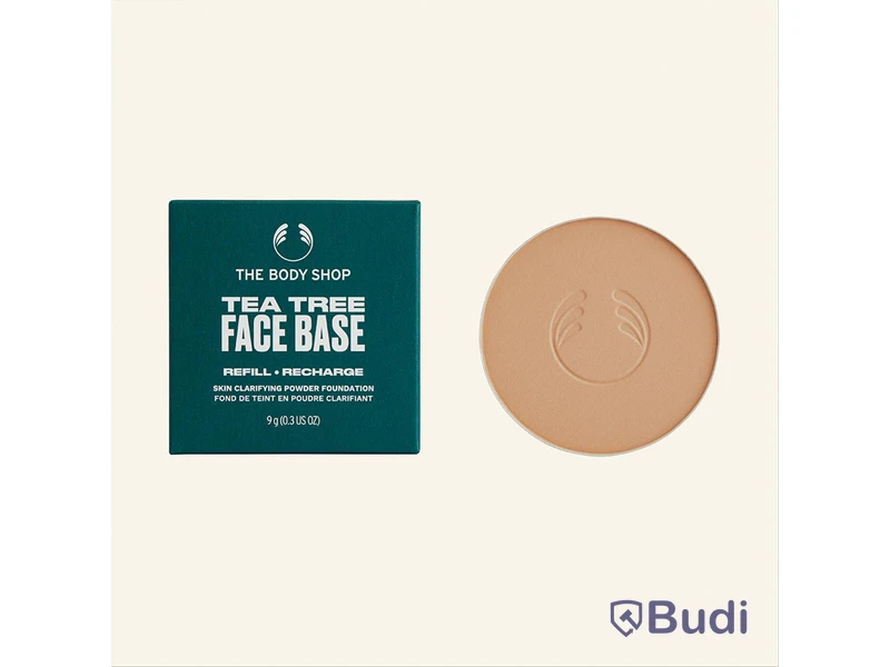 Parti med Powder Foundation Tea Tree Face Base The Body Shop