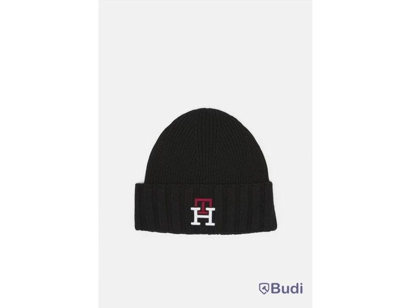 3 st. Mössor, Tommy Hilfiger Prep mono beanie, svart
