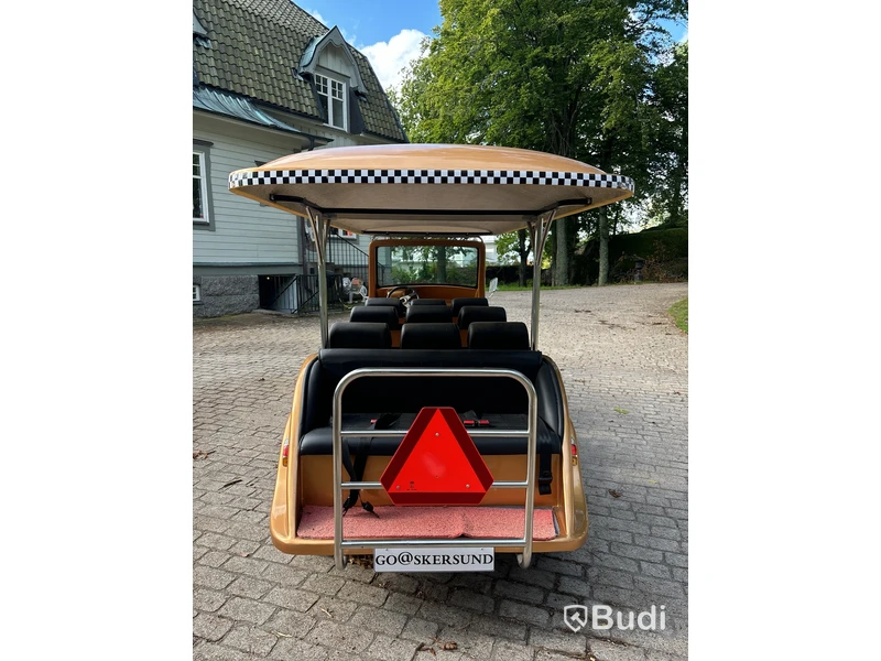 Elektrisk golfbil för sightseeing med 12 sittplatser