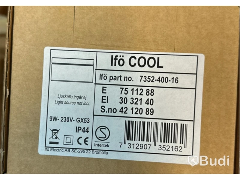 Armatur Ifö electric, Cool IP44, svart