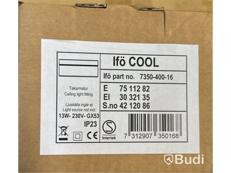 Armatur Ifö electric, Cool IP23, svart