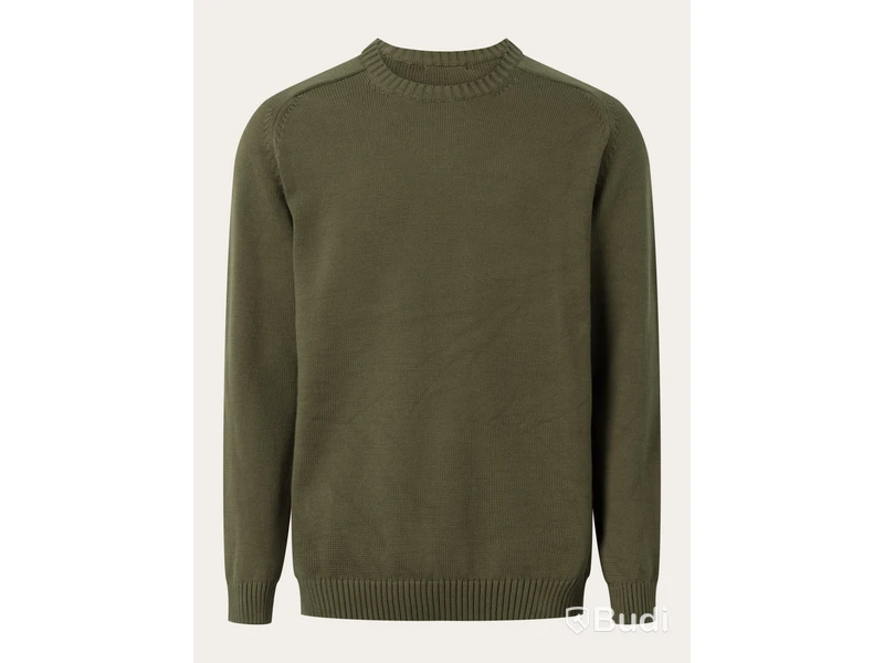 Tröja KnowledgeCotton Apparel, Plain knitted crewneck, stl. XXL