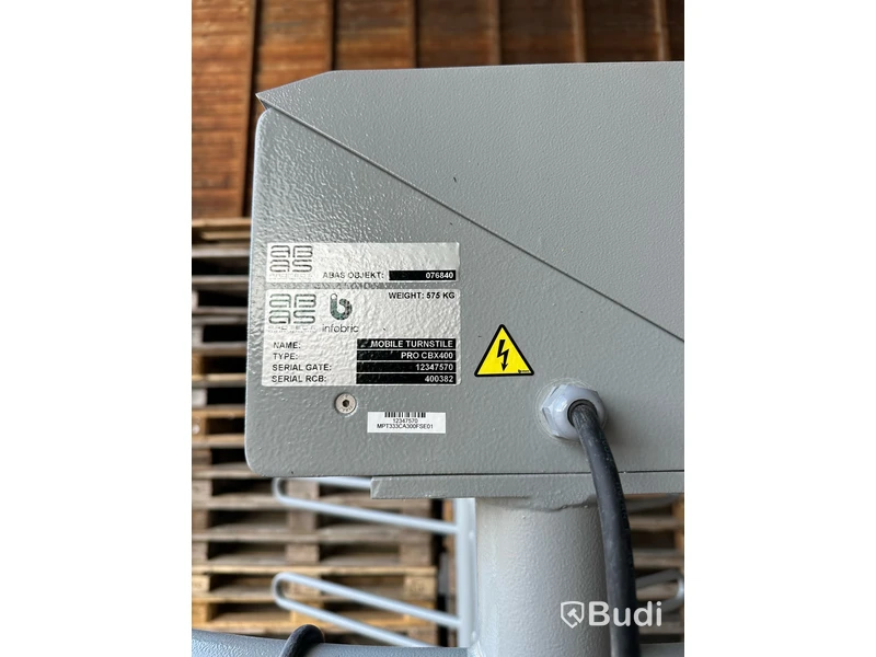 Säkerhetskarusell ABAS Pro CBX400 med kodsystem från Infobric