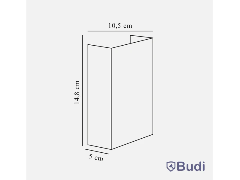 Väggarmatur Nordlux Fold 10cm LED, IP54, 3000K