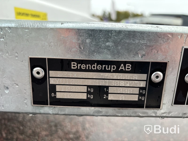 Skåpsläp Brenderup CE100035R - 2024
