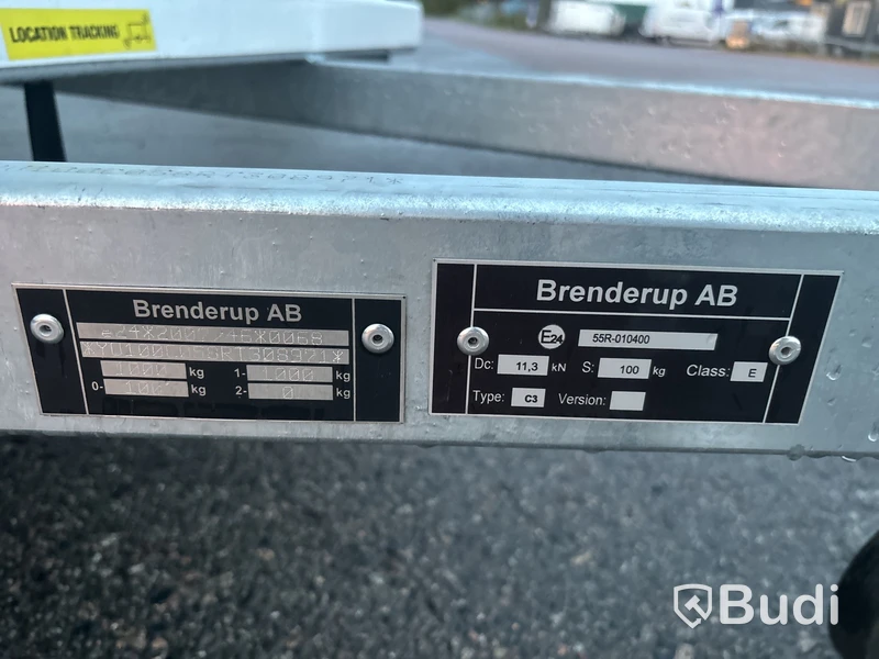 Skåpsläp Brenderup CE100035R - 2024
