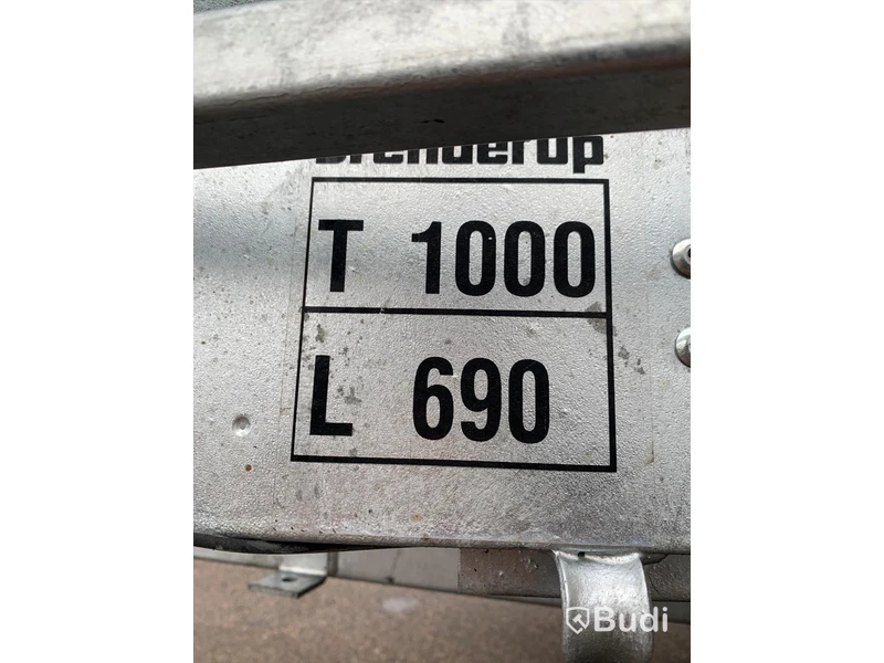 Bromsad grindvagn Brenderup D1000 - 2024