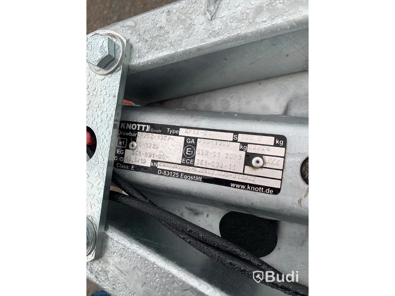 Bromsad grindvagn Brenderup D1000 - 2024