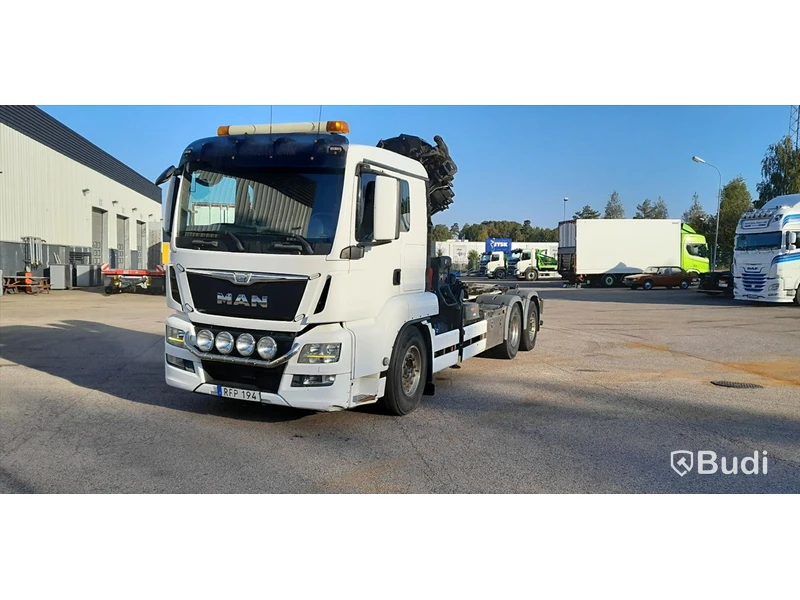 Kranväxlare MAN TGS 26 480 6X2-2 BL - 2016 | Hiab | OBS! Flak ingår ej! - EXPORT