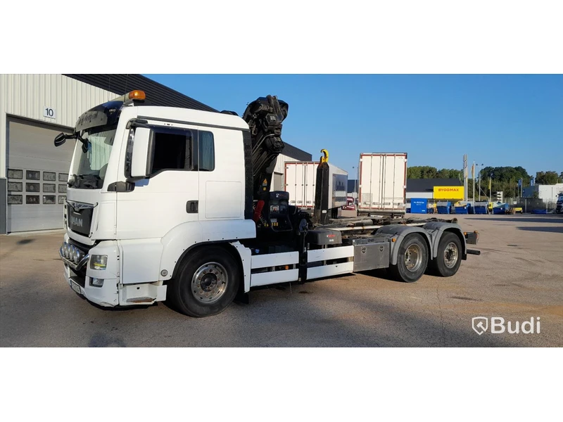 Kranväxlare MAN TGS 26 480 6X2-2 BL - 2016 | Hiab | OBS! Flak ingår ej! - EXPORT