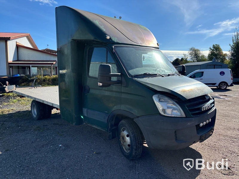 Flakbil med sovhytt Iveco Daily 35C18, -2009 - EXPORT