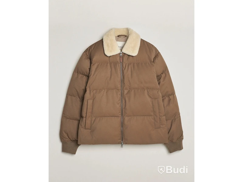 Vinterjacka Gant, Padded flannel puffer jacket, stl. XL, herr